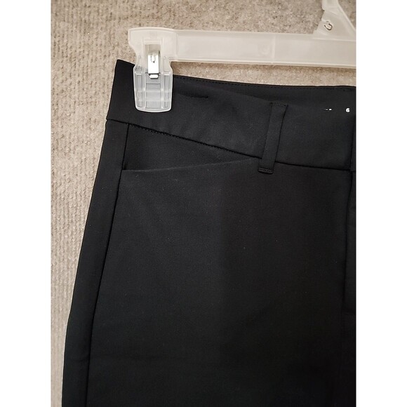 Old Navy High Rise Pixie Straight Ankle Pants Womens 6 Tall Black Stretch NEW - Picture 3 of 9